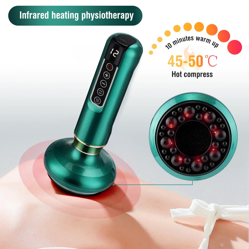 OhioEur GuaSha Pro – Massage Électrique & Ventouse Anti-Cellulite