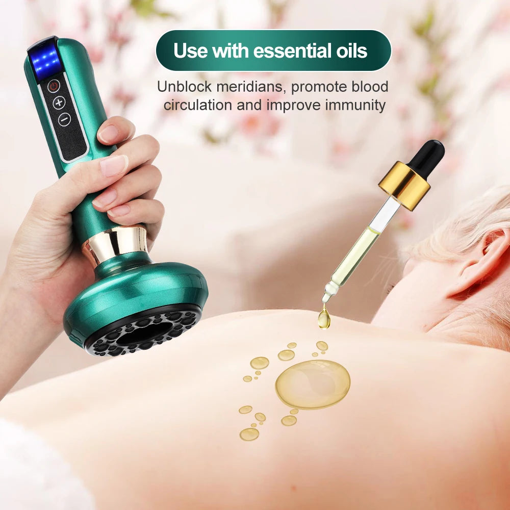 OhioEur GuaSha Pro – Massage Électrique & Ventouse Anti-Cellulite